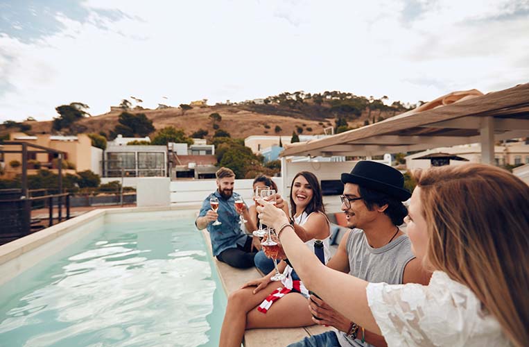 Enjoy a private party with your extended family